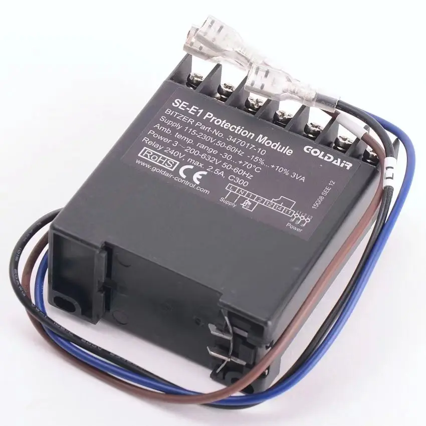 Authentic Bitzer Compressor Protector SE-E1 34701701 34701710 Screw Machine Protection Module
Authentic Bitzer Compressor Protector SE-E1 34701701 34701710 Screw Machine Protection Module