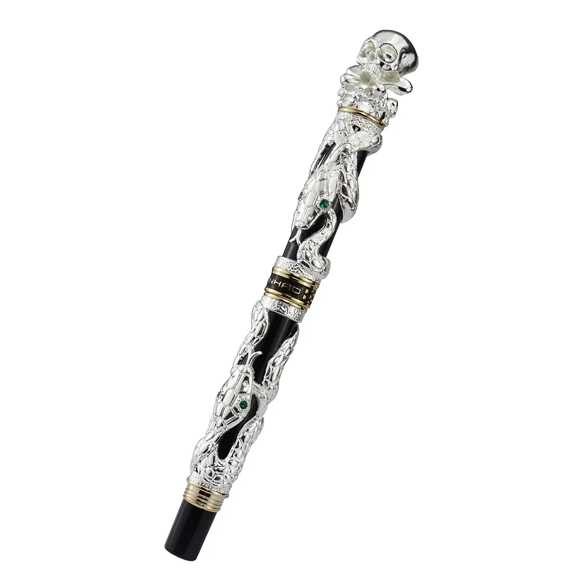 New Jinhao Metal Vintage Rollerball Pen Skull Skeleton Fine Point 0.5mm Unique Pen Cap Heavy Collection Silver Color Office Gift
New Jinhao Metal Vintage Rollerball Pen Skull Skeleton Fine Point 0.5mm Unique Pen Cap Heavy Collection Silver Color Office Gift