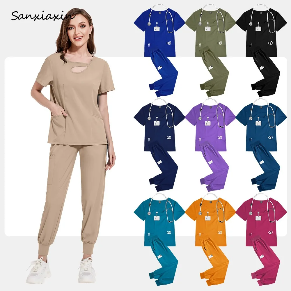 Dentistry Surgical Uniforms Non-sticky Hair Pet Grooming Workwear Medical Nurse Uniforms Women Scrubs Suits Medical Work Clothes
Dentistry Surgical Uniforms Non-sticky Hair Pet Grooming Workwear Medical Nurse Uniforms Women Scrubs Suits Medical Work Clothes