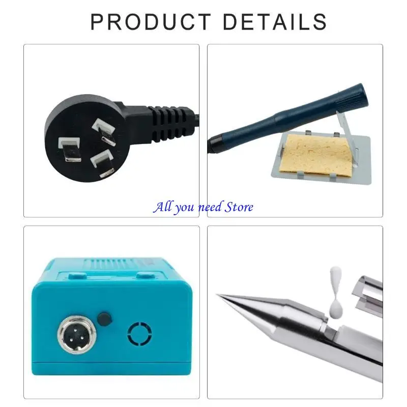 K9FB 50W Portable Electric Soldering Iron 950D Soldering Station Welding Repair Tool Temperature Adjustable Solder Iron
K9FB 50W Portable Electric Soldering Iron 950D Soldering Station Welding Repair Tool Temperature Adjustable Solder Iron