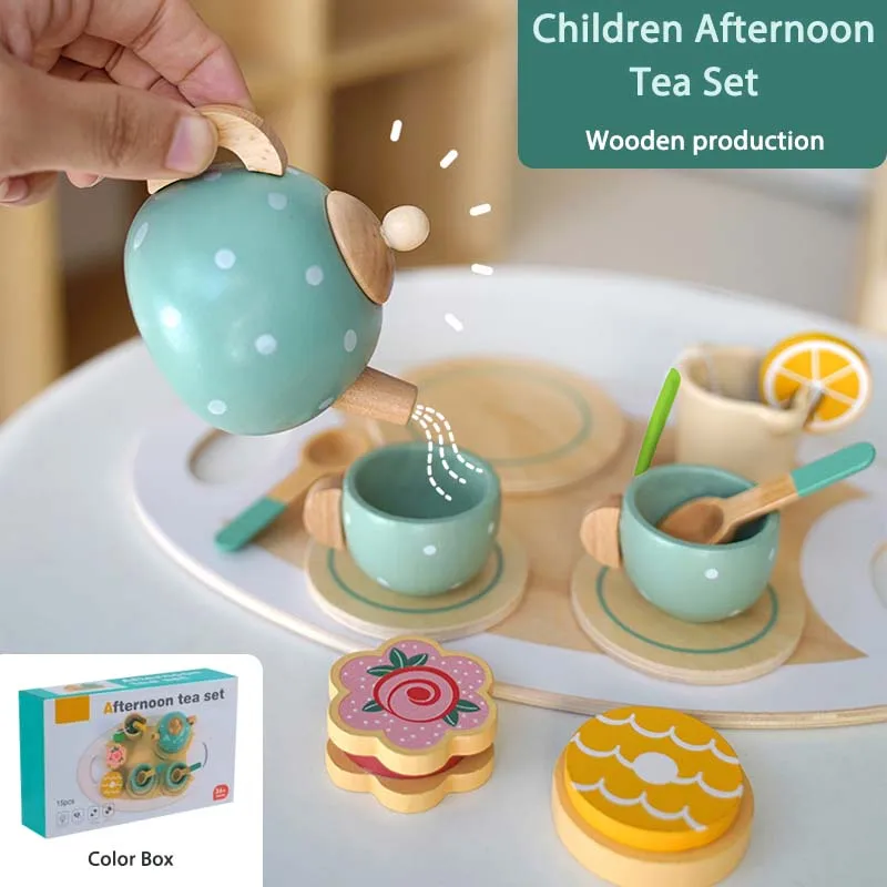 Wooden Afternoon Tea Set Toy Pretend Play Food Learning Role Play Game Early Educational Toys For Toddlers Girls Boys Kids Gifts
Wooden Afternoon Tea Set Toy Pretend Play Food Learning Role Play Game Early Educational Toys For Toddlers Girls Boys Kids Gifts