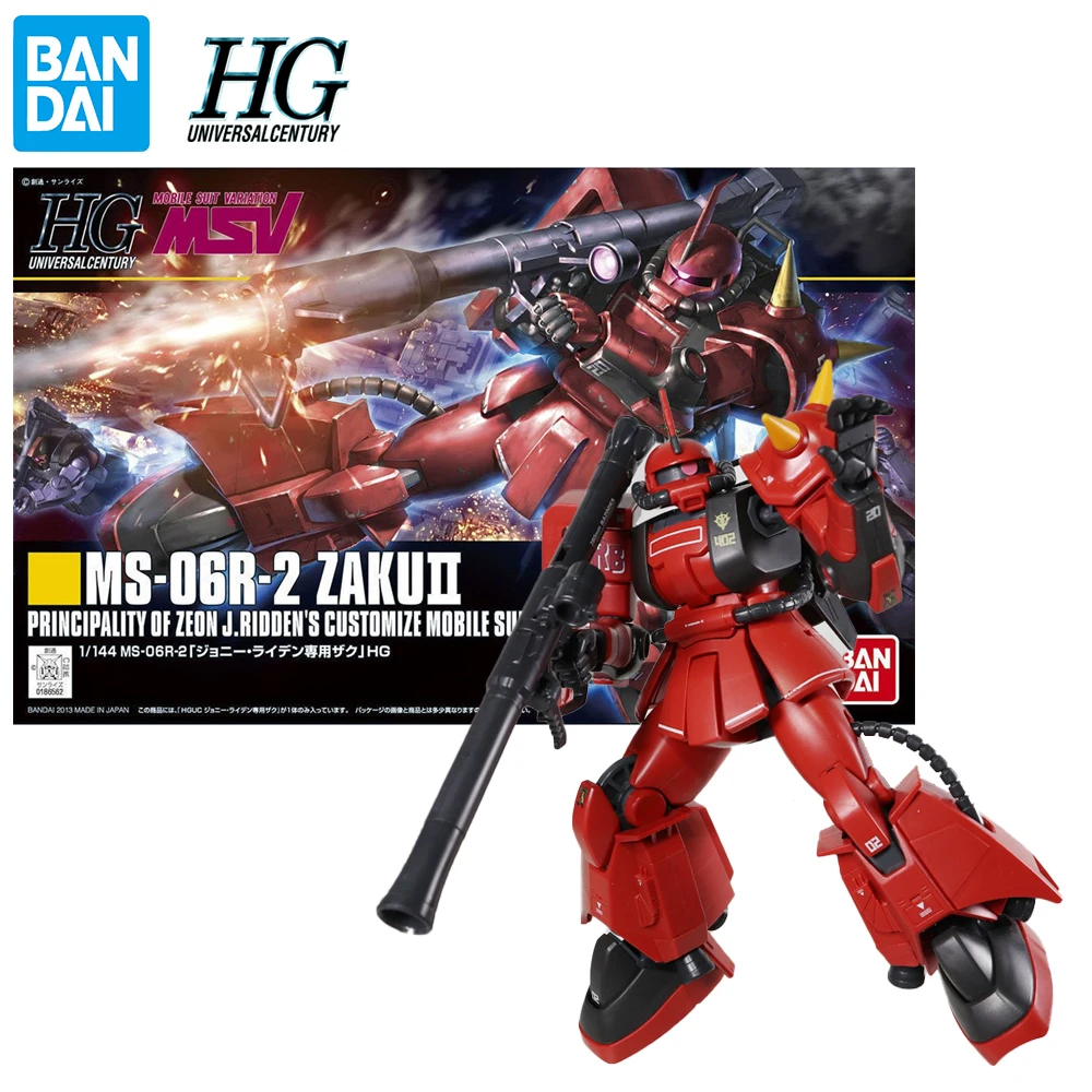 Фигурка робота Bandai Gundam HGUC, оригинальная аниме экшн-модель мобильного типа с высокой мобильностью Zaku 2, в сборе, подарок
Фигурка робота Bandai Gundam HGUC, оригинальная аниме экшн-модель мобильного типа с высокой мобильностью Zaku 2, в сборе, подарок