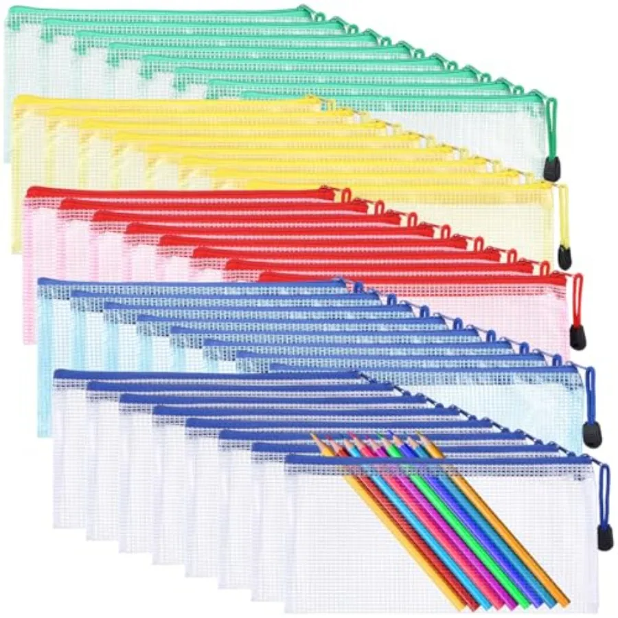 300 Pack Pencil Pouch Bulk Gifts Back to School Mesh Zipper Pencil Cases 4 x 9 Inch Small Clear Holder Storage Multipurpose Cos
300 Pack Pencil Pouch Bulk Gifts Back to School Mesh Zipper Pencil Cases 4 x 9 Inch Small Clear Holder Storage Multipurpose Cos