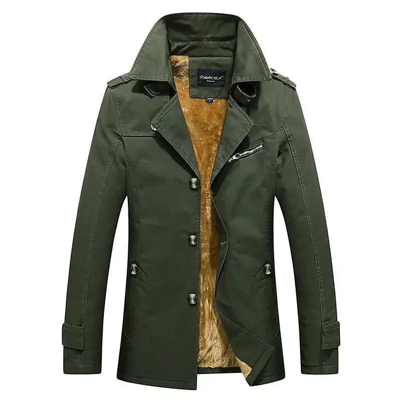New fleece Men Long Trench Coat Thick warm Jackets mens Windbreaker Brand Mens Clothing Coats Mens Casual Outerwear Classic Long
New fleece Men Long Trench Coat Thick warm Jackets mens Windbreaker Brand Mens Clothing Coats Mens Casual Outerwear Classic Long