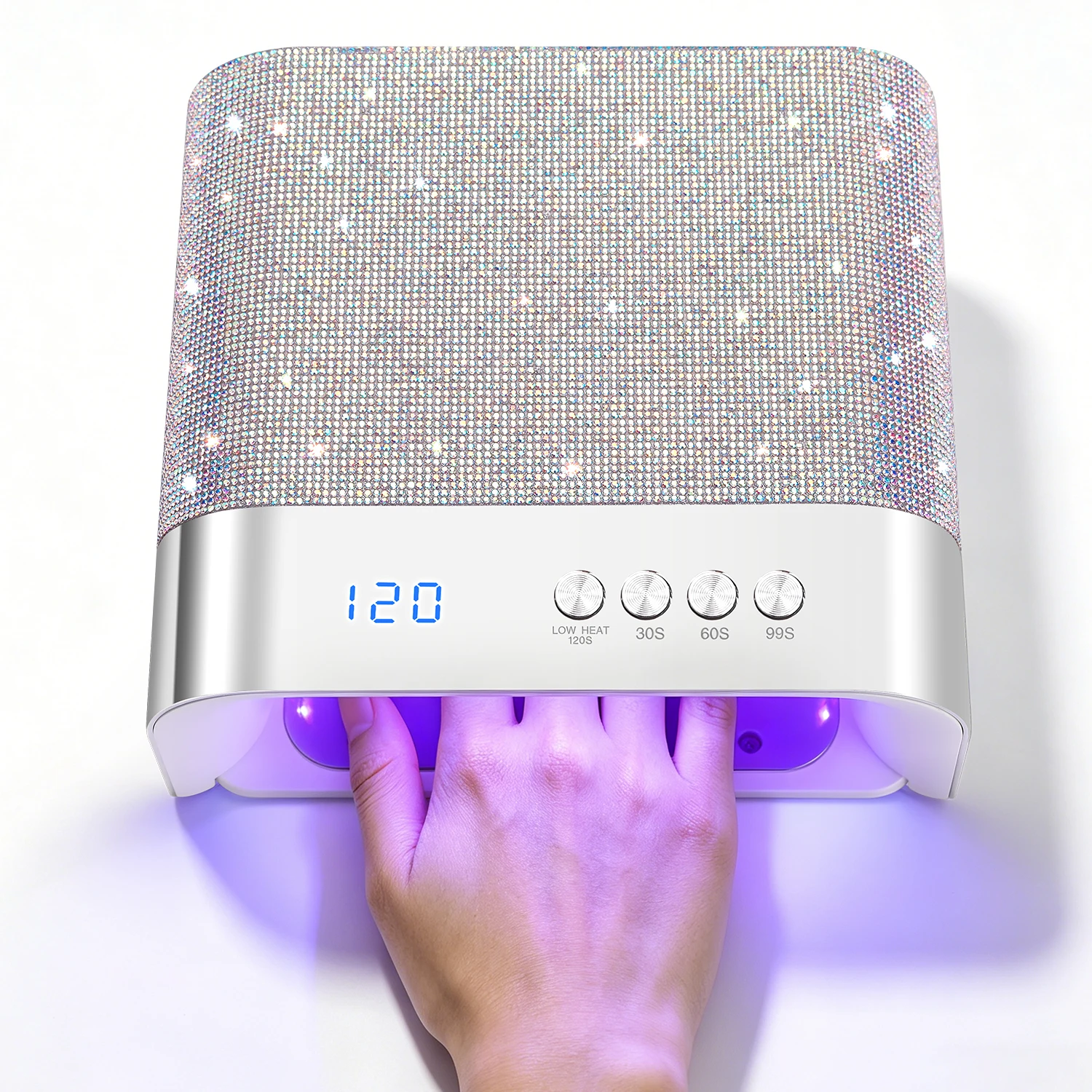 DianaBeauty UV Nail Lamp Portable Nail Dryer with 4 Timer Settings Professional Manicure Lamp with Smart Sensor UV Light Dryer
DianaBeauty UV Nail Lamp Portable Nail Dryer with 4 Timer Settings Professional Manicure Lamp with Smart Sensor UV Light Dryer