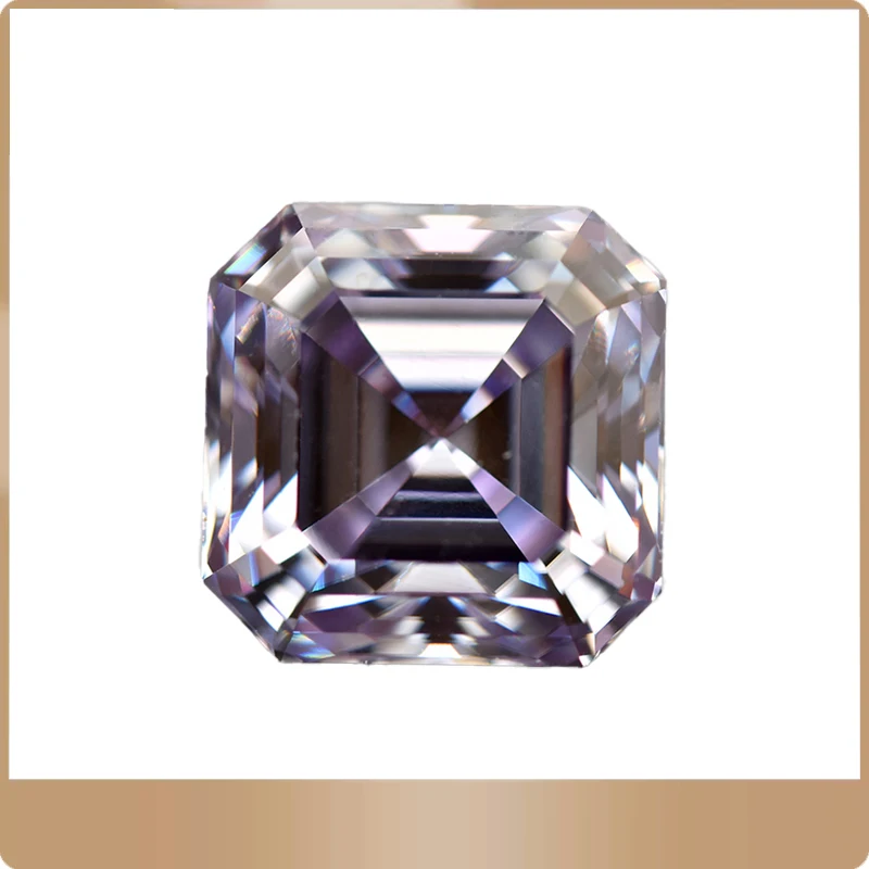 Moissanite Stone Light Purple Color Asscher Cut Loose Gemstone Lab Grown Moissanite Jewelry Material with GRA Certificated
Moissanite Stone Light Purple Color Asscher Cut Loose Gemstone Lab Grown Moissanite Jewelry Material with GRA Certificated
