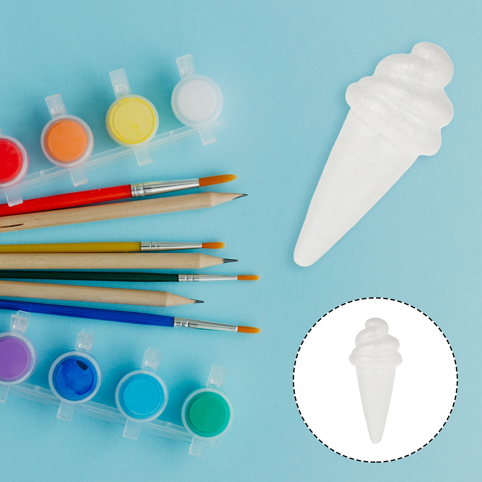 10 pcs Ice Cream Ornaments 3D DIY Handmade Decorative Models White Creative Educational Craft Kit for Kids Easy Storage Model
10 pcs Ice Cream Ornaments 3D DIY Handmade Decorative Models White Creative Educational Craft Kit for Kids Easy Storage Model