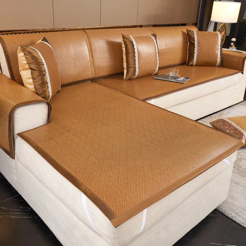 Rattan Mat Sofa Cushion Summer Ice Silk Summer Mat Cushion Non-Slip Sofa Cover Cushion Cover Ice Pad Mat
Rattan Mat Sofa Cushion Summer Ice Silk Summer Mat Cushion Non-Slip Sofa Cover Cushion Cover Ice Pad Mat