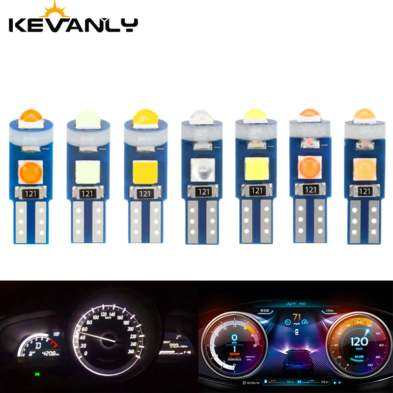 KEVANLY 10pcs T5 LED Bulbs Canbus W3W Car Interior Lights 3 SMD 3030 LED Chips Dashboard Warming for 12V No Error White Ice blue
KEVANLY 10pcs T5 LED Bulbs Canbus W3W Car Interior Lights 3 SMD 3030 LED Chips Dashboard Warming for 12V No Error White Ice blue