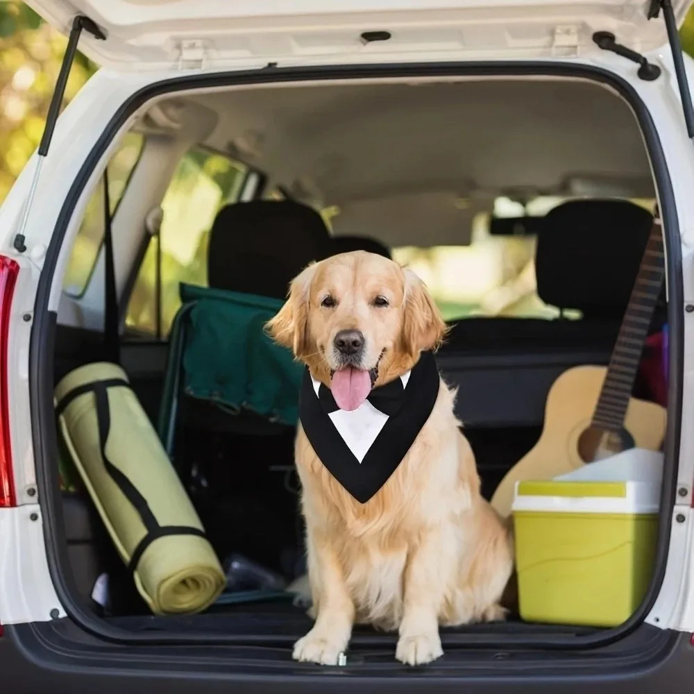 Pet Decoration Saliva Towel Dog Bow Tie Comfortable Business Suit Pet Bandana Elegant Adjustable Cat Triangle Scarf Proposal
Pet Decoration Saliva Towel Dog Bow Tie Comfortable Business Suit Pet Bandana Elegant Adjustable Cat Triangle Scarf Proposal