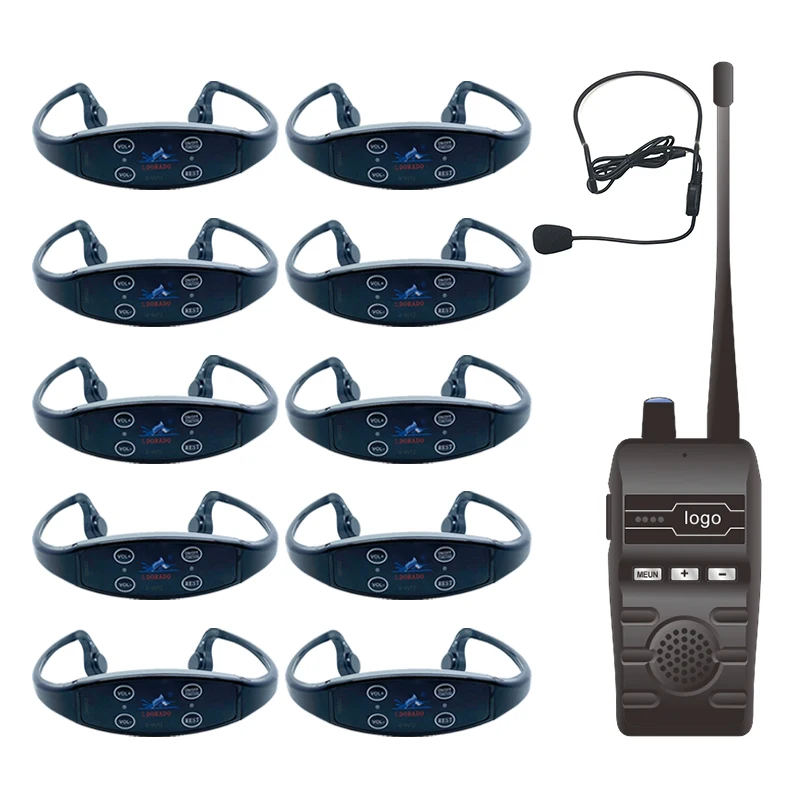 Waterproof Bone Conduction Headphone H907 12 Channels Microphone Transmitter H800 Swimming Pool Synchronized Training
Waterproof Bone Conduction Headphone H907 12 Channels Microphone Transmitter H800 Swimming Pool Synchronized Training