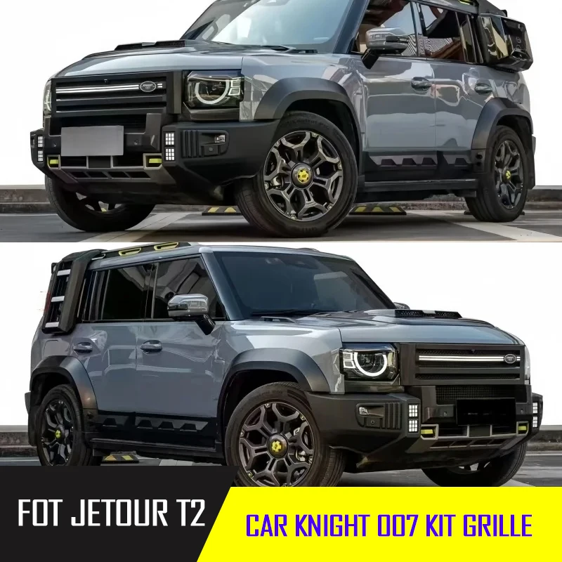Automobile Grille Fit for Jetour Traveler T2 2023-2025 Car Front Bumper LED Light Knight 007 Kit Exterior Decoration Piece
Automobile Grille Fit for Jetour Traveler T2 2023-2025 Car Front Bumper LED Light Knight 007 Kit Exterior Decoration Piece