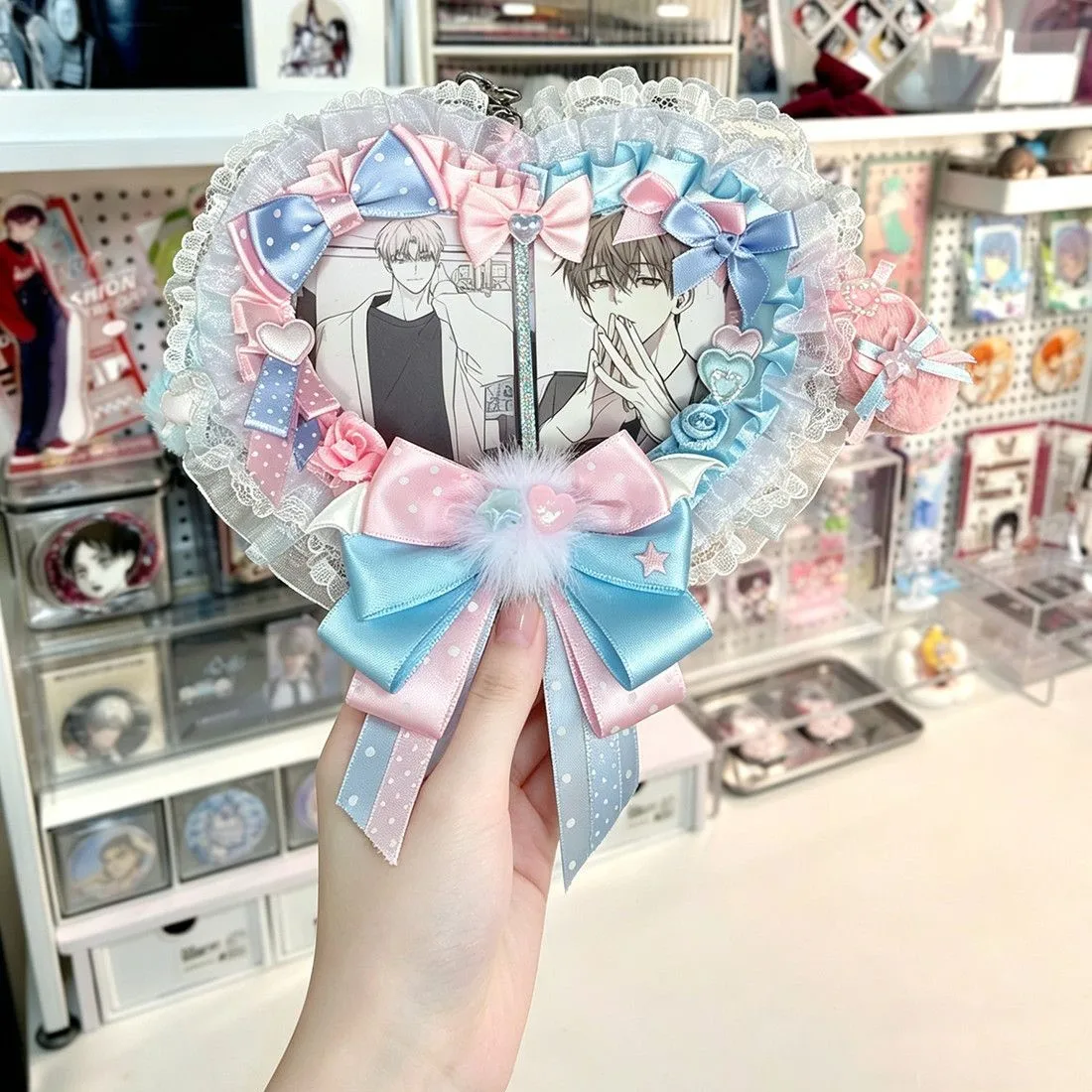 Women's bag ita bag decorations bag body kit card holder heart card display idol photo display ita bag decoration cat ear
Women's bag ita bag decorations bag body kit card holder heart card display idol photo display ita bag decoration cat ear