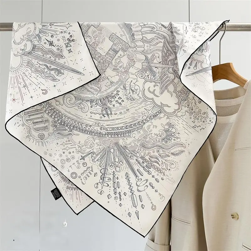 Double Sided Print Luxury Lady Silk Twill Scarf Scarves
Double Sided Print Luxury Lady Silk Twill Scarf Scarves