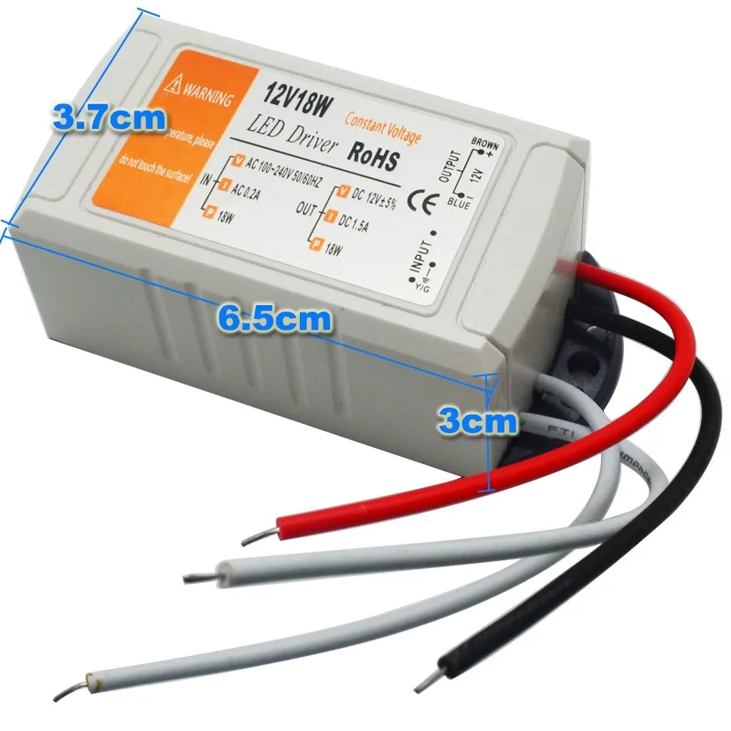 Hot sell Wholesale High Quality DC 12V 18W Power Supply LED Driver Adapter Transformer Switch For LED Strip LED Light Bulb
Hot sell Wholesale High Quality DC 12V 18W Power Supply LED Driver Adapter Transformer Switch For LED Strip LED Light Bulb