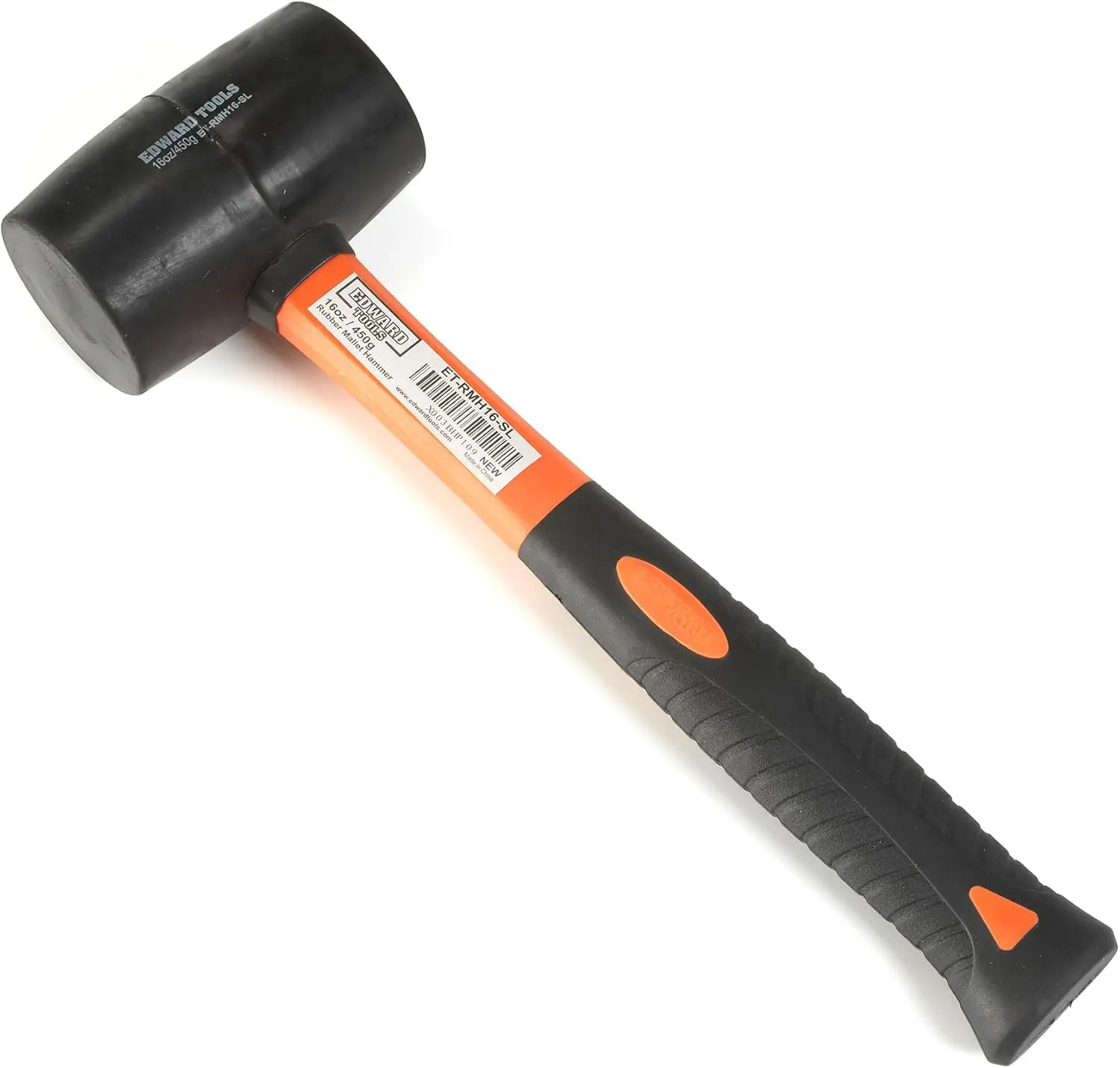 16 oz Rubber Mallet Hammer - Eco-Friendly Head for Camping, Flooring, Tent Stakes, Woodworking, Soft Blow No Damage, Ergonomic Grip
16 oz Rubber Mallet Hammer - Eco-Friendly Head for Camping, Flooring, Tent Stakes, Woodworking, Soft Blow No Damage, Ergonomic Grip
