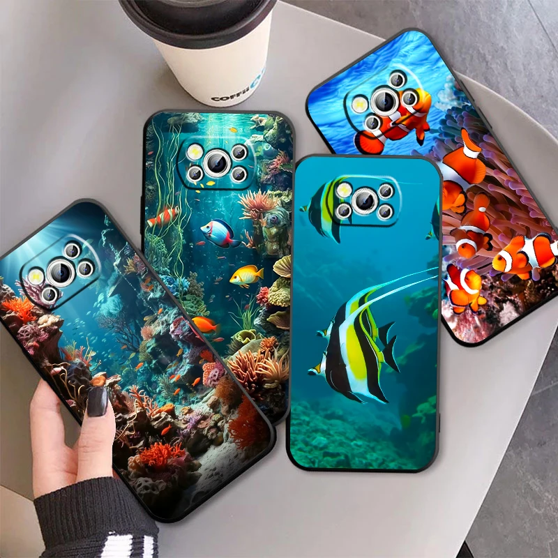 Landscape Fish Sea Turtle Animal For Xiaomi Mi Poco F5 F4 F3 F2 X5 X4 X3 M6 M5 M5S M4 M3 C40 Pro GT NFC 5G Black Funda
Landscape Fish Sea Turtle Animal For Xiaomi Mi Poco F5 F4 F3 F2 X5 X4 X3 M6 M5 M5S M4 M3 C40 Pro GT NFC 5G Black Funda