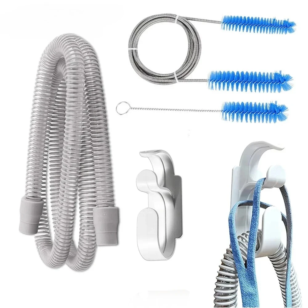 Cpap Hose and CPAP Hose Tube Hook & Hose Brush Keep Cpap Supplies Set Clean Tidy - Tube Holder Tube Flexible Cleaner Brush
Cpap Hose and CPAP Hose Tube Hook & Hose Brush Keep Cpap Supplies Set Clean Tidy - Tube Holder Tube Flexible Cleaner Brush