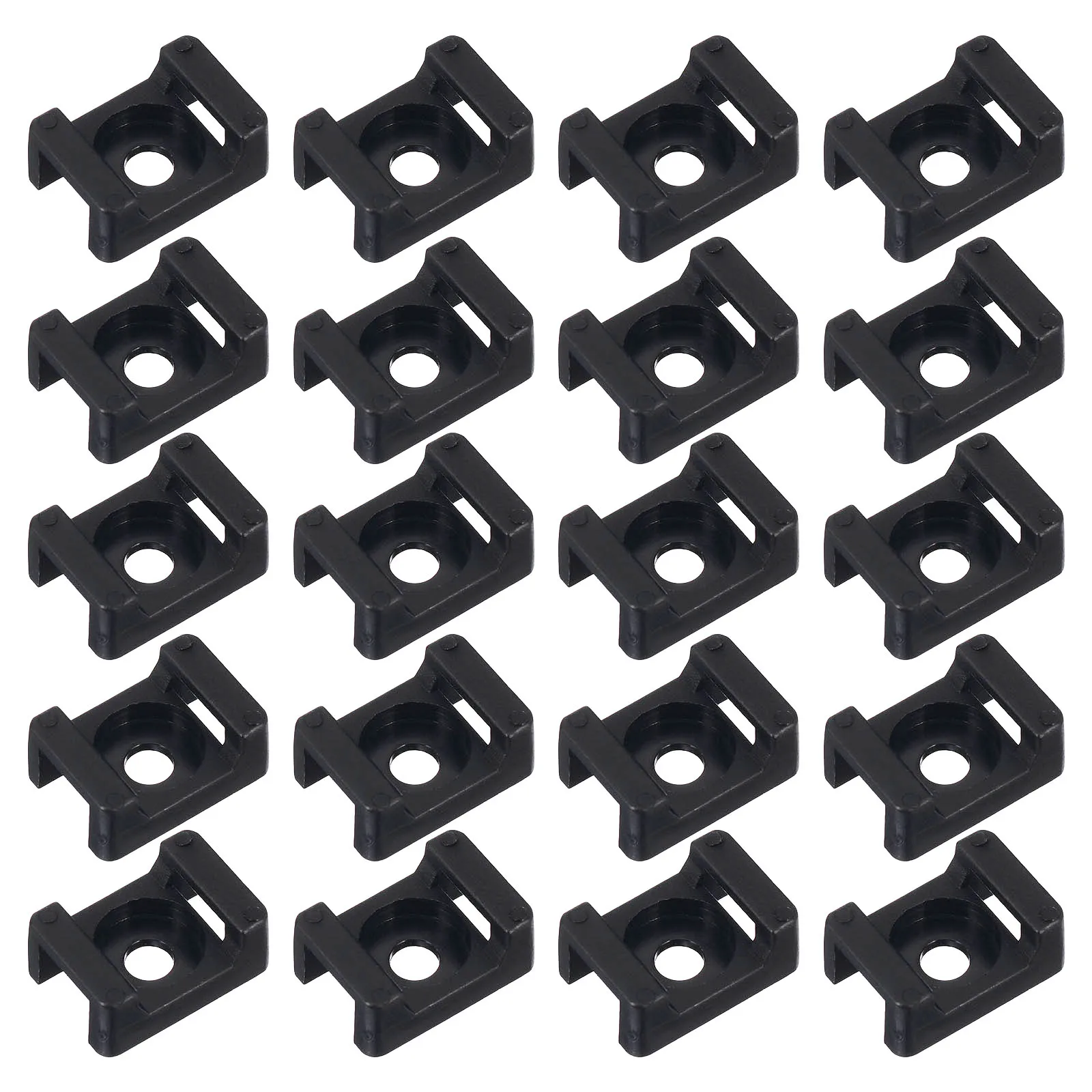 120pcs Holder Cable Tie Mount Saddle Shaped Screw Fix Seat Black Nylon Wire Saddle Tie Mount Organizer Accessories
120pcs Holder Cable Tie Mount Saddle Shaped Screw Fix Seat Black Nylon Wire Saddle Tie Mount Organizer Accessories