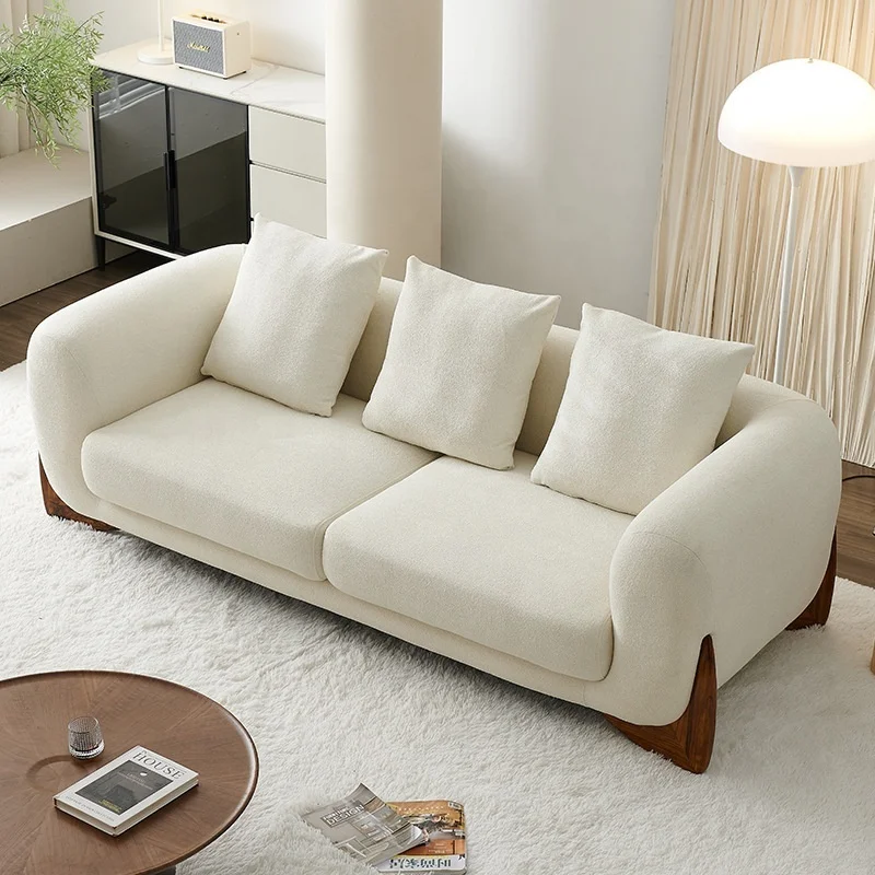 Современный минималистичный диван-комплект Nordic Cream Fabric для небольшой квартиры, гостиной, в стиле Lamb
Современный минималистичный диван-комплект Nordic Cream Fabric для небольшой квартиры, гостиной, в стиле Lamb