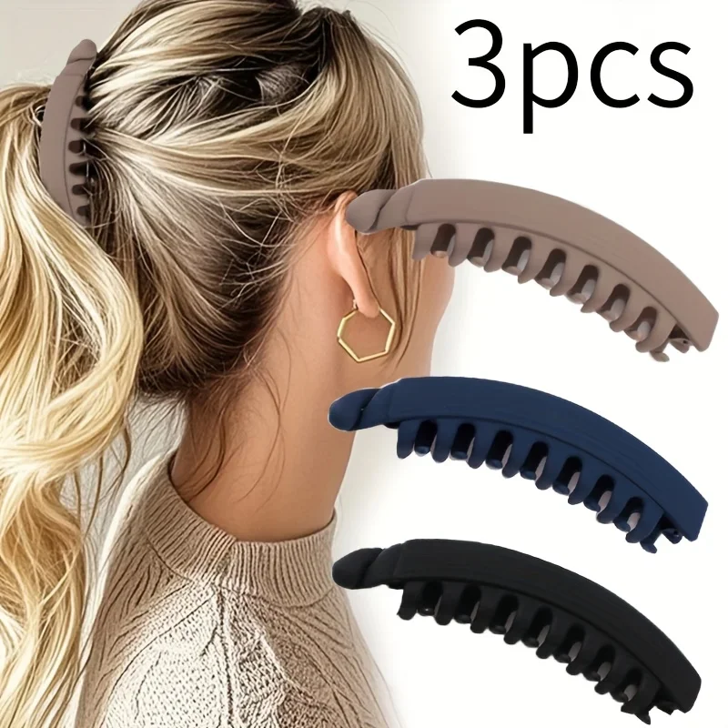 3/6pcs set of large banana clips, with ample hair output, sturdy ponytail clip, high-end twist clip, versatile for daily use
3/6pcs set of large banana clips, with ample hair output, sturdy ponytail clip, high-end twist clip, versatile for daily use