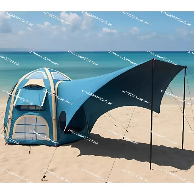 Camping overnight inflatable tent windproof and rainproof starry sky top viewing door
Camping overnight inflatable tent windproof and rainproof starry sky top viewing door