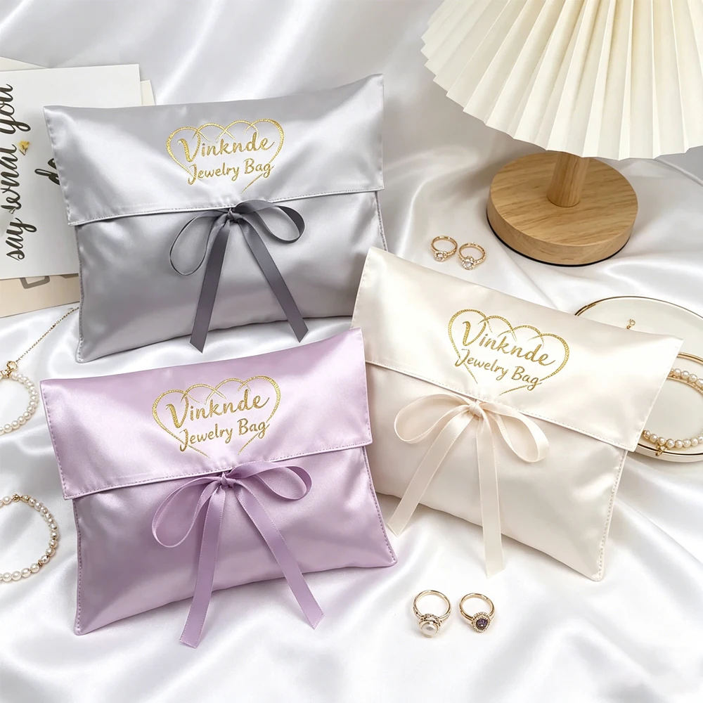 Custom Logo Dust Bag Luxury Soft Silk Satin Purse Envelope Shape Jewelry Packaging Gift Bags Earrings Brooch Cosmetic Pouches
Custom Logo Dust Bag Luxury Soft Silk Satin Purse Envelope Shape Jewelry Packaging Gift Bags Earrings Brooch Cosmetic Pouches