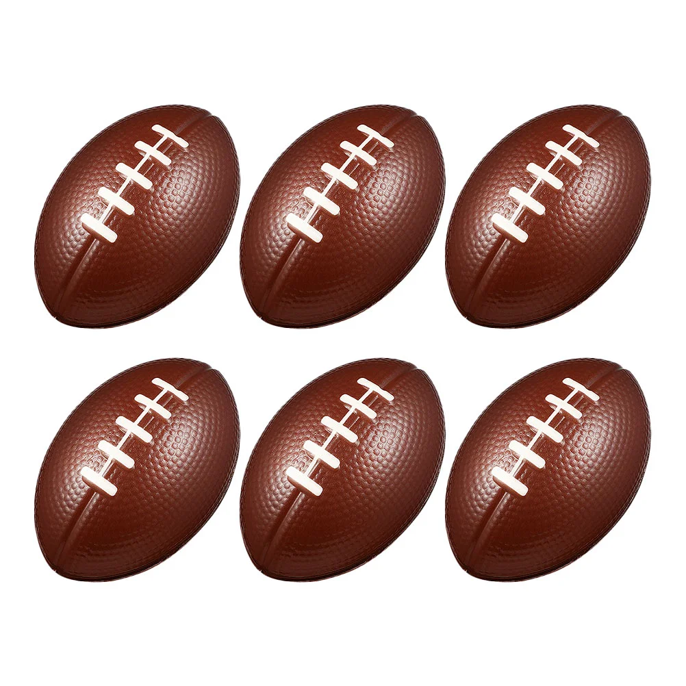 6PCS Football Foam Rugby Party Decorations Indoor Favors Bulk Brown Bouncy Balls Child Sports Themed Toys Soft
6PCS Football Foam Rugby Party Decorations Indoor Favors Bulk Brown Bouncy Balls Child Sports Themed Toys Soft