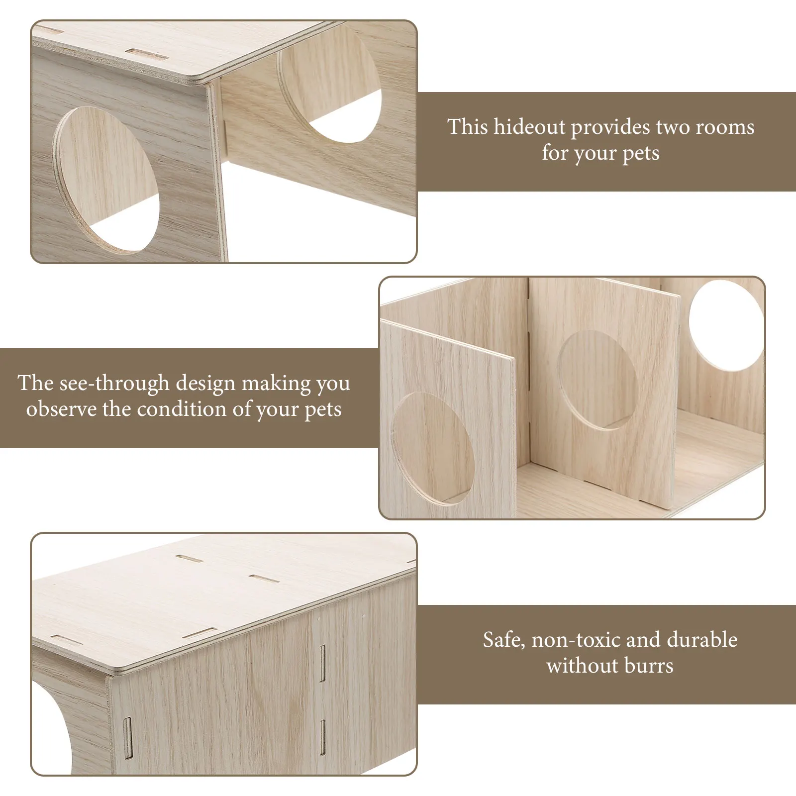 Hamster Solid Hideout House Small Animal Bed Hut Guinea Pig Mouse Hide House Cabin Sleep Play Cage Decor Pet Toy
Hamster Solid Hideout House Small Animal Bed Hut Guinea Pig Mouse Hide House Cabin Sleep Play Cage Decor Pet Toy