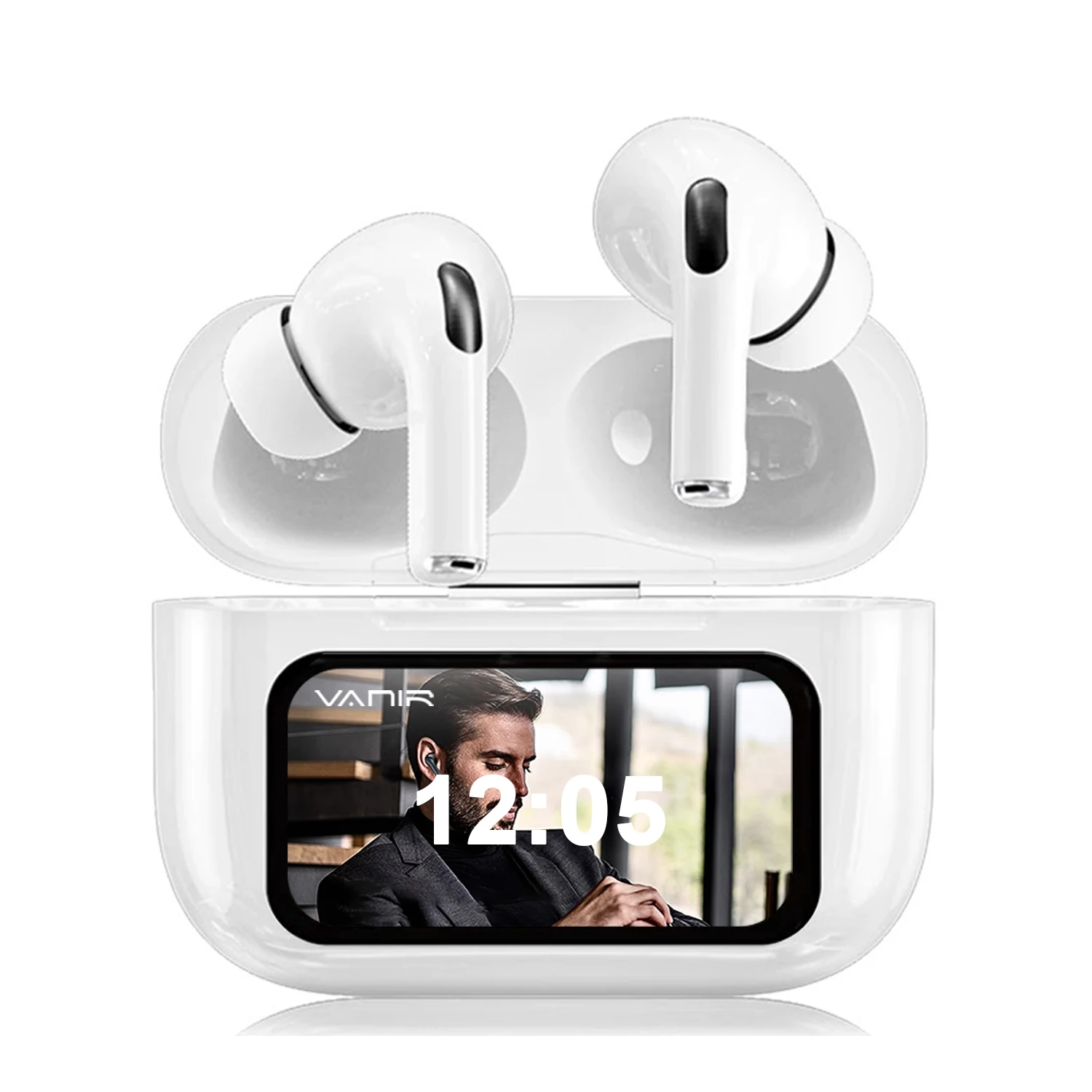 VANIR Earbud Earphones Wireless Bluetooth TWS 5.4 Headset ANC / ENC Noise Reduction Mic Call Earbuds LED Touch Screen Control He
VANIR Earbud Earphones Wireless Bluetooth TWS 5.4 Headset ANC / ENC Noise Reduction Mic Call Earbuds LED Touch Screen Control He