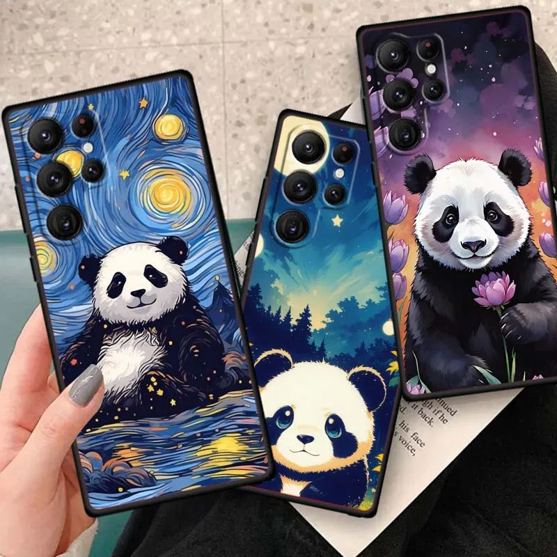 Cartoon Cute Panda Cover For Samsung Galaxy S26 S25 S24 S23 S22 S21 S20 Ultra Plus FE 5G Black Soft TPU
Cartoon Cute Panda Cover For Samsung Galaxy S26 S25 S24 S23 S22 S21 S20 Ultra Plus FE 5G Black Soft TPU