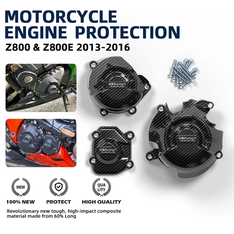 GBRacing accesorios de moto Secondary Engine Cover Set For KAWASAKI Z800 Z800E 2013-2016 Motorrad Alternator Cover Clutch Cover
GBRacing accesorios de moto Secondary Engine Cover Set For KAWASAKI Z800 Z800E 2013-2016 Motorrad Alternator Cover Clutch Cover
