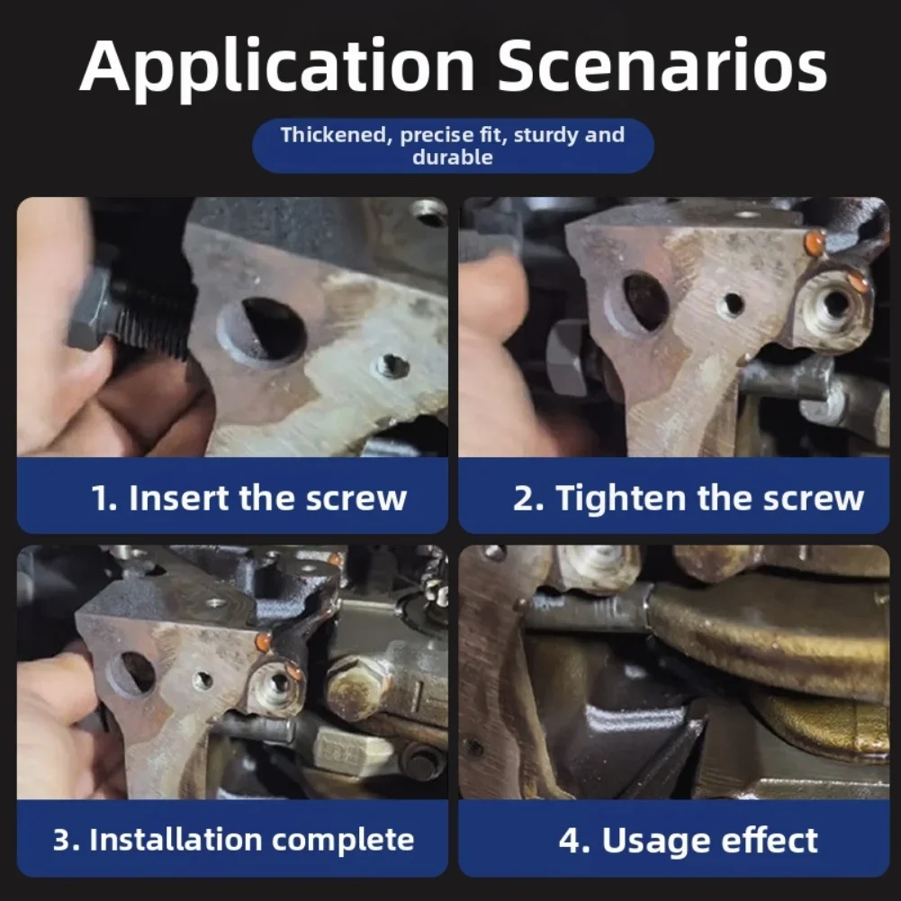 Crankshaft Timing Latch Crankshaft OE Replacement Black Crankshaft Screw High Universality Fitment Engine Maintenance
Crankshaft Timing Latch Crankshaft OE Replacement Black Crankshaft Screw High Universality Fitment Engine Maintenance
