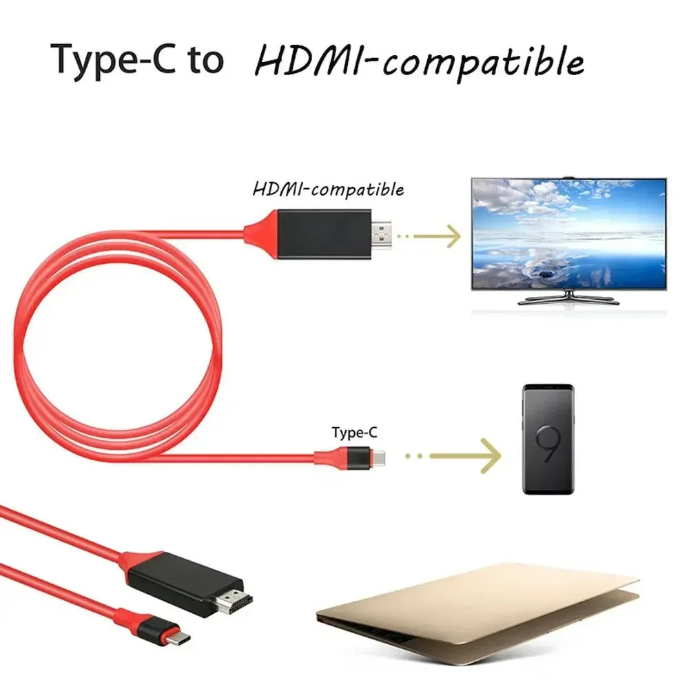 ZLRLMHY For PC Tablet Mobile Phone 2m USB C 3.1 to HDMI Cables 4K Type C to HDMI Adapter
ZLRLMHY For PC Tablet Mobile Phone 2m USB C 3.1 to HDMI Cables 4K Type C to HDMI Adapter