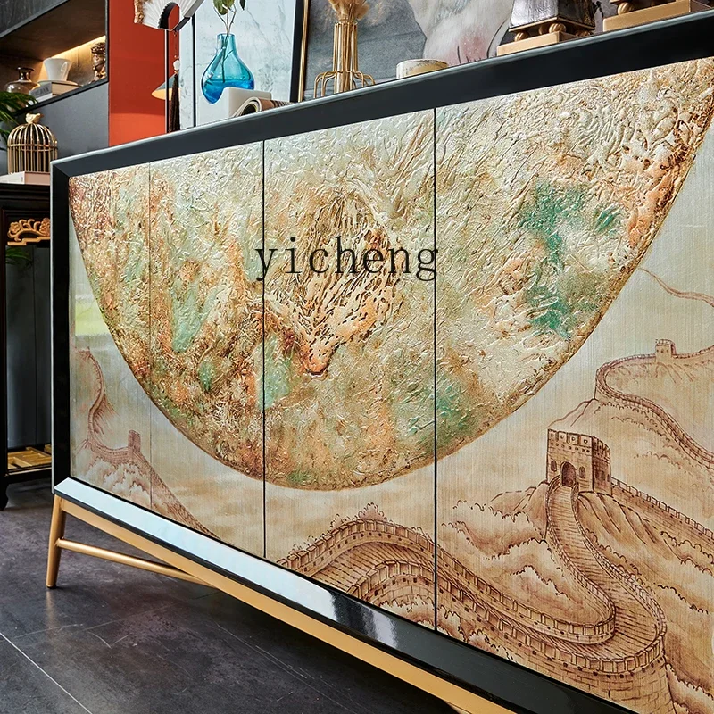 XL 1modern light luxury retro dining side cabinet against the wall to enter the house, complete entrance cabinet, living room
XL 1modern light luxury retro dining side cabinet against the wall to enter the house, complete entrance cabinet, living room