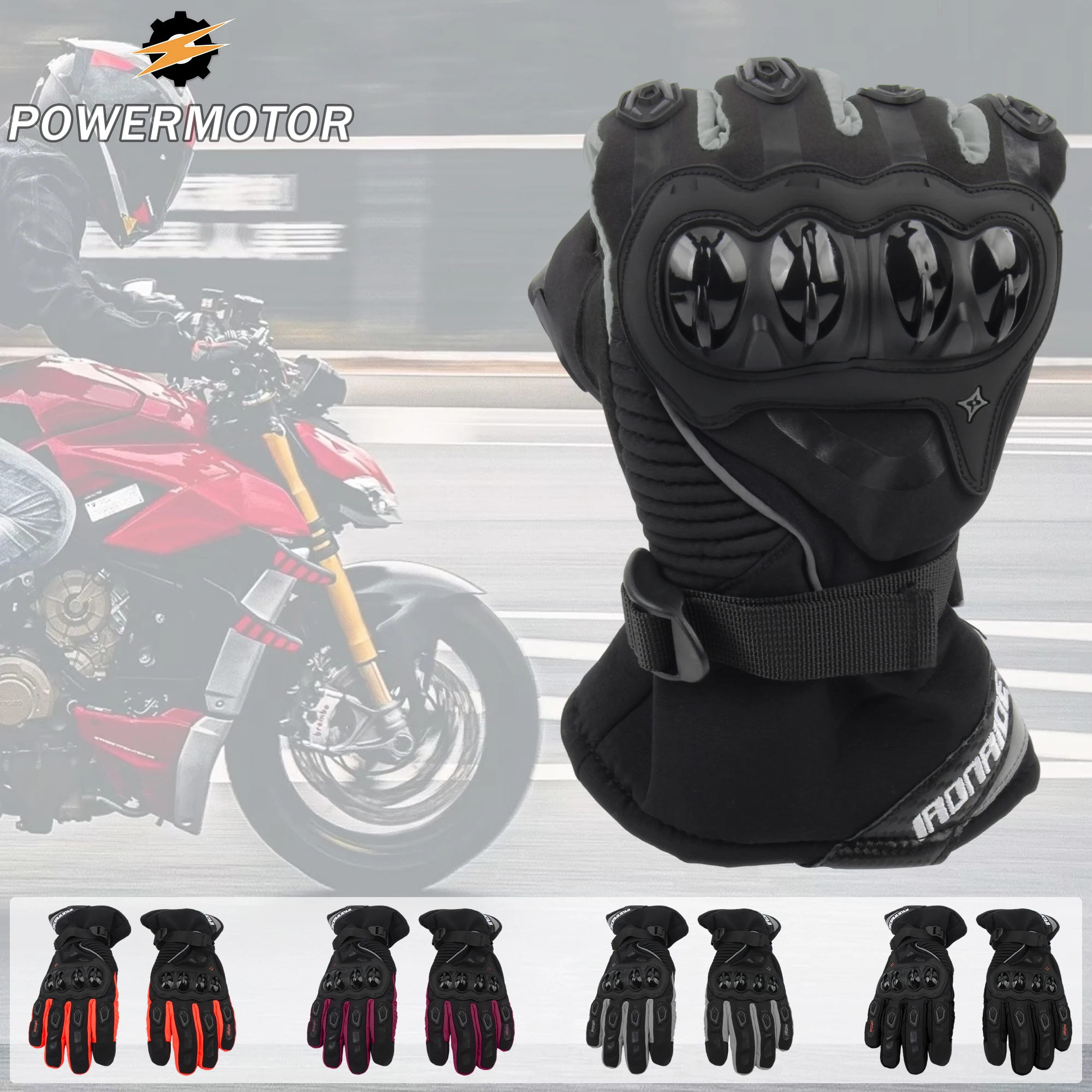 Touch Screen Motorcycle Gloves Full-Finger Windproof Waterproof Cycling Protective Gloves Motocross Motorbike Riding Gloves
Touch Screen Motorcycle Gloves Full-Finger Windproof Waterproof Cycling Protective Gloves Motocross Motorbike Riding Gloves