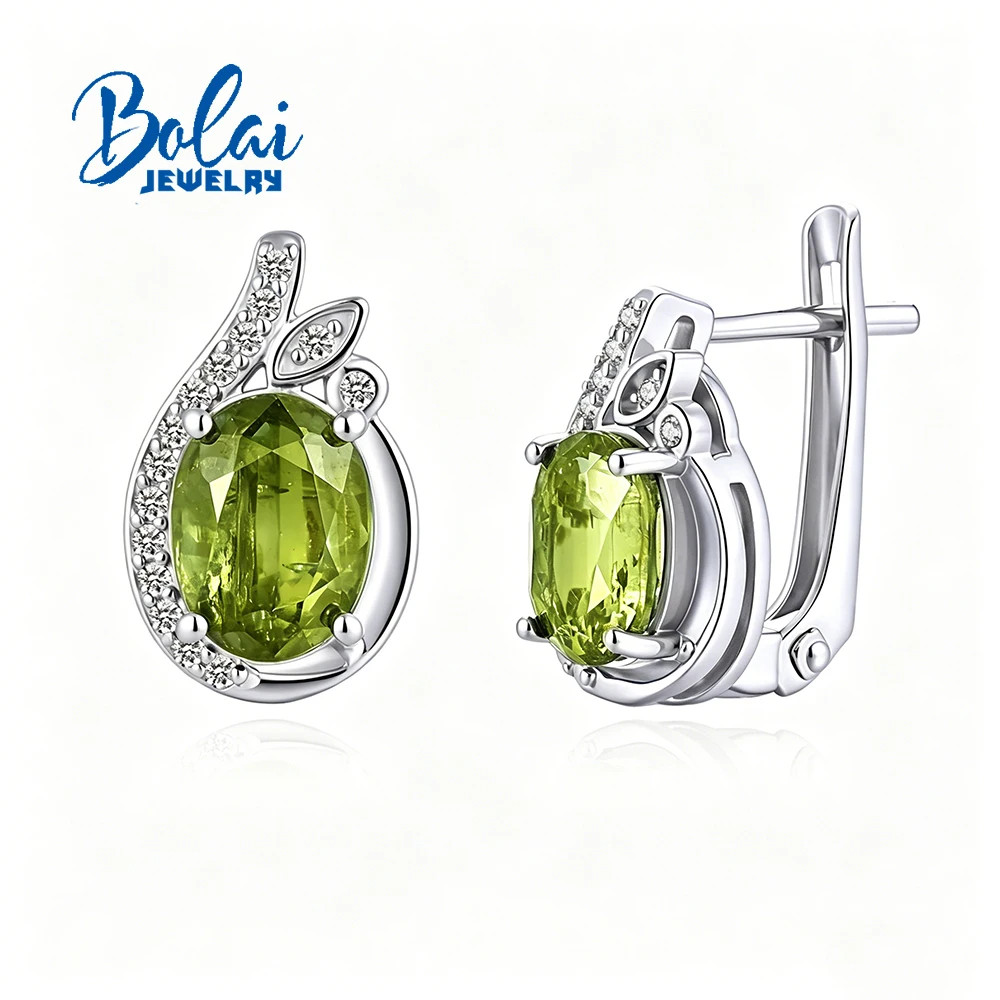 Simple 925 sterling silver women's earrings natural Peridot gemstones Exquisite fine jewelry for women's Anniversary gifts
Simple 925 sterling silver women's earrings natural Peridot gemstones Exquisite fine jewelry for women's Anniversary gifts
