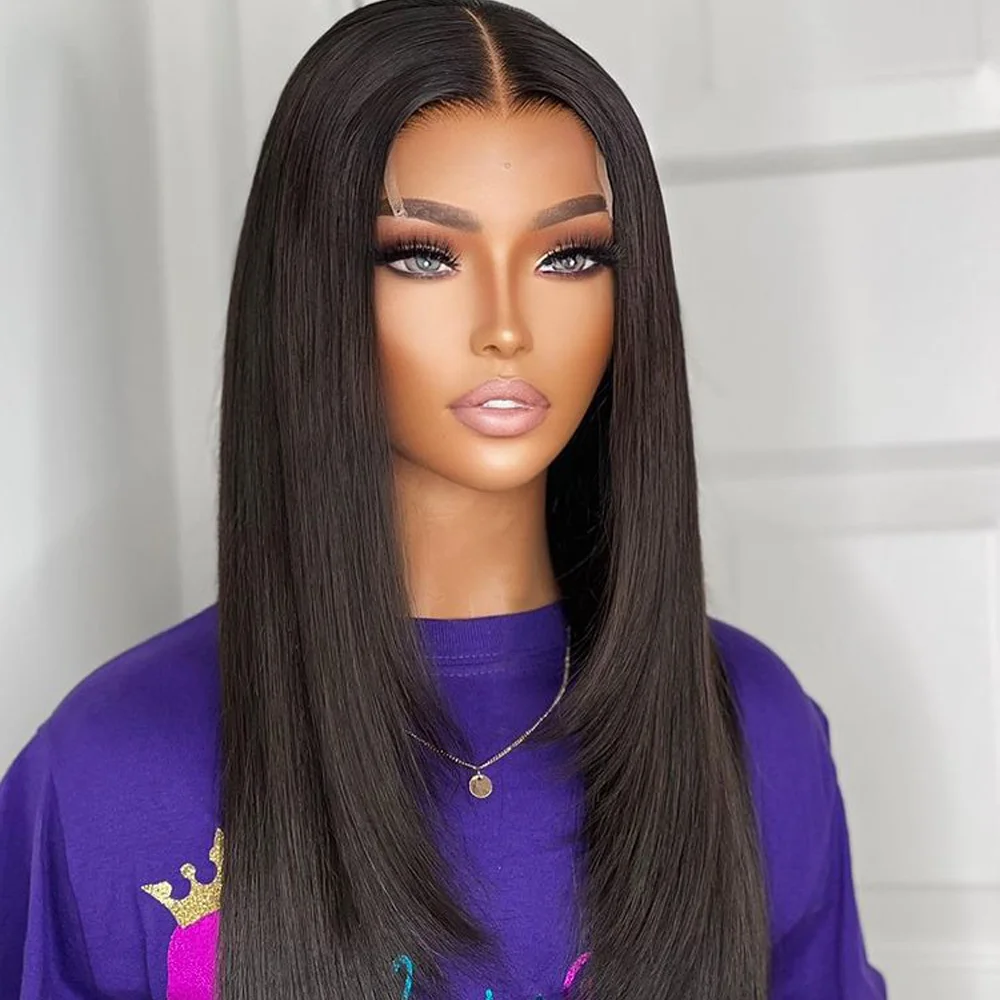Soft 180Density Long 26Inch Natural Black Straight Lace Front Wig For Women BabyHair Heat Resistant Glueless Preplucked Daily
Soft 180Density Long 26Inch Natural Black Straight Lace Front Wig For Women BabyHair Heat Resistant Glueless Preplucked Daily