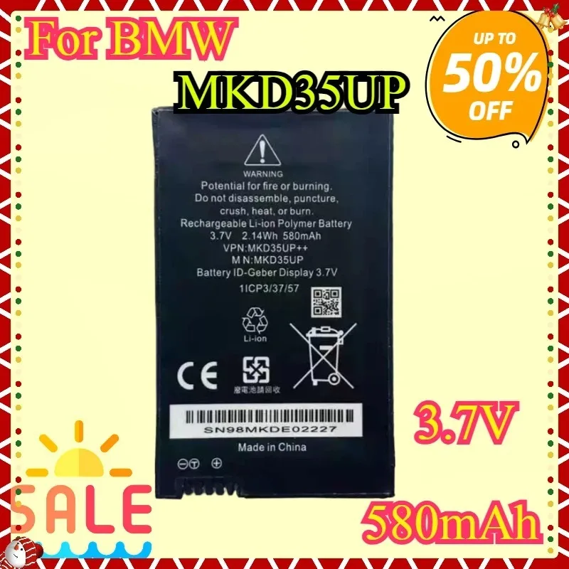 Car Key Battery MKD35UP For 530Le 5/6/7 series GT X3 X4 X5 X6 730 740 745 530L Display Remote Control Car Key 580mAh
Car Key Battery MKD35UP For 530Le 5/6/7 series GT X3 X4 X5 X6 730 740 745 530L Display Remote Control Car Key 580mAh