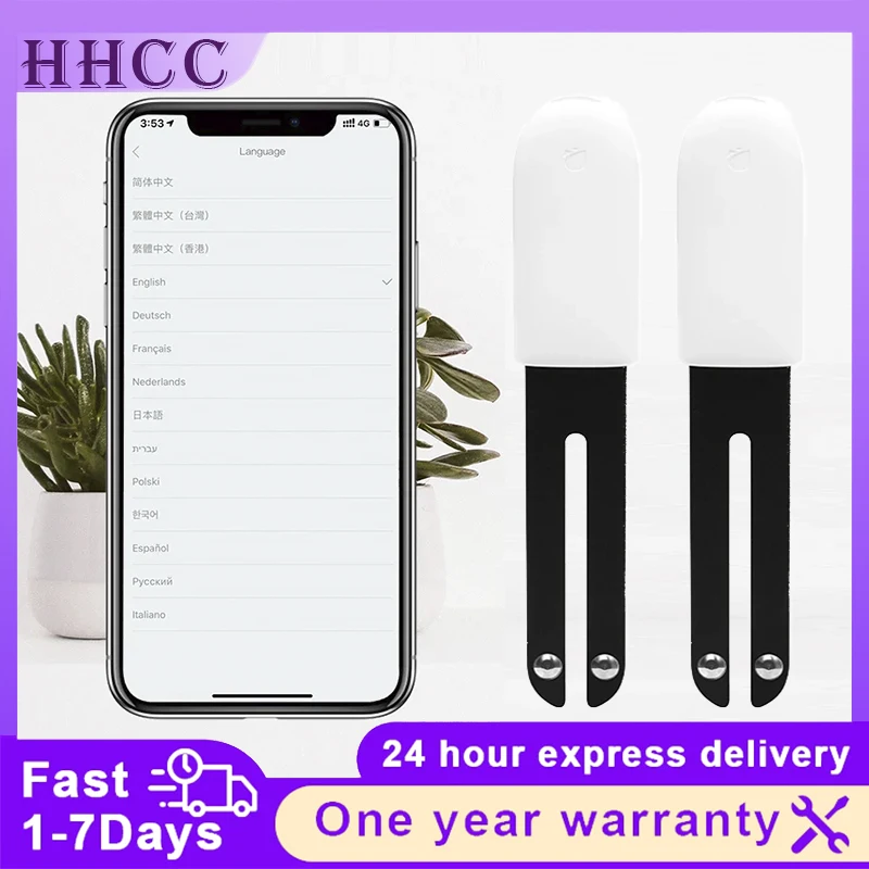 HHCC Flower Care Monitor 4 in 1 Flora Garden Plant Grass Soil Water Fertility Smart Tester Flower Gardening Detector For Mi home
HHCC Flower Care Monitor 4 in 1 Flora Garden Plant Grass Soil Water Fertility Smart Tester Flower Gardening Detector For Mi home