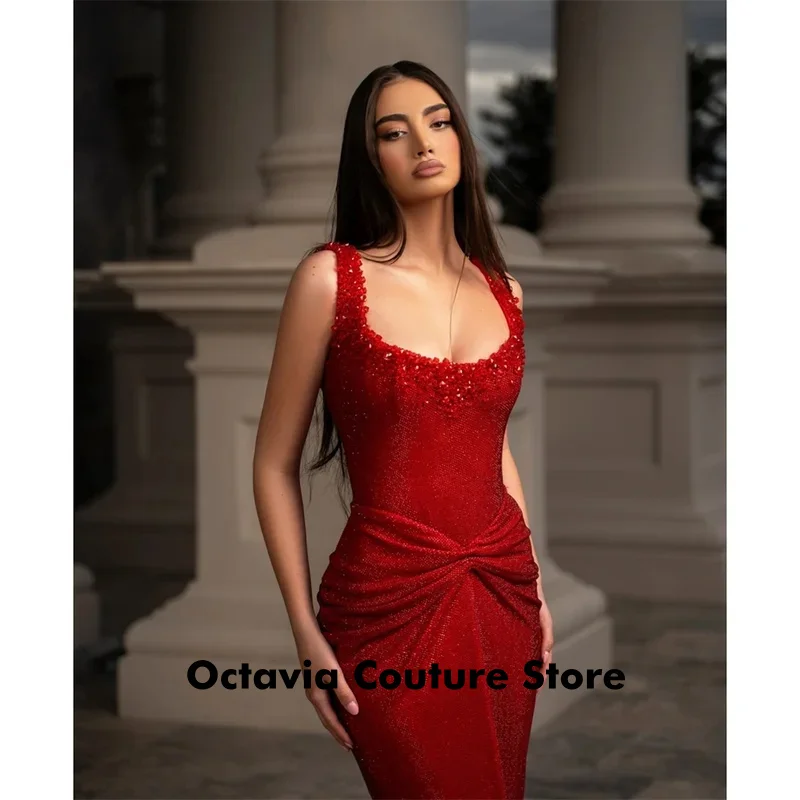 Customized Burgundy Square Collar Mermaid Prom Dress Glitter Ruffled vestidos de noche Elegant Sleeveless Formal Evening
Customized Burgundy Square Collar Mermaid Prom Dress Glitter Ruffled vestidos de noche Elegant Sleeveless Formal Evening