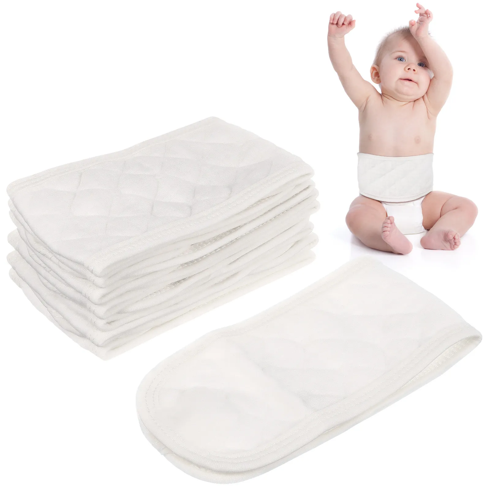 8Pcs Cotton Baby Navel Belt Breathable Belly Button Bands Infant Umbilical Protective Band Soft for Newborn Newborn Navel Belt
8Pcs Cotton Baby Navel Belt Breathable Belly Button Bands Infant Umbilical Protective Band Soft for Newborn Newborn Navel Belt