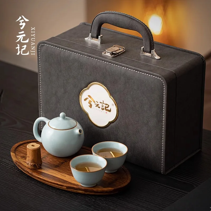 Ru Kiln Xishi Горшок Чайный сервиз Подарочная коробка для учителей пожилых людей на длинной лодке Фестиваль День отца
Ru Kiln Xishi Горшок Чайный сервиз Подарочная коробка для учителей пожилых людей на длинной лодке Фестиваль День отца