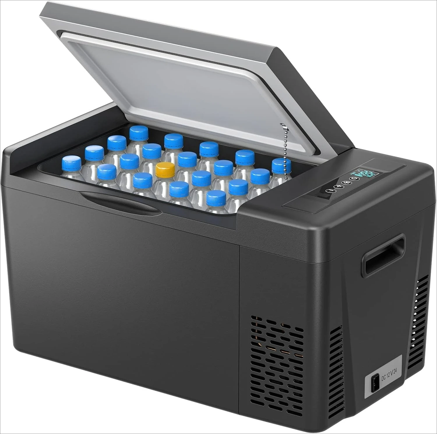 12 Volt Refrigerator 12V Car Fridge 23 Quart Portable Freezer Compressor Cooler 12/24V DC 110~240V AC
12 Volt Refrigerator 12V Car Fridge 23 Quart Portable Freezer Compressor Cooler 12/24V DC 110~240V AC