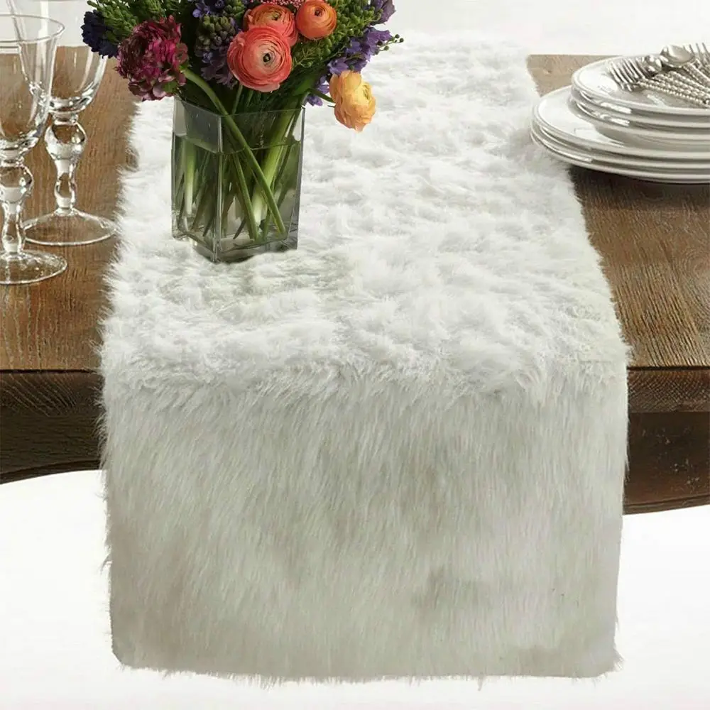 15x6' Handcrafted White Table Runner with Christmas Classic Design for All-Year Use
15x6' Handcrafted White Table Runner with Christmas Classic Design for All-Year Use