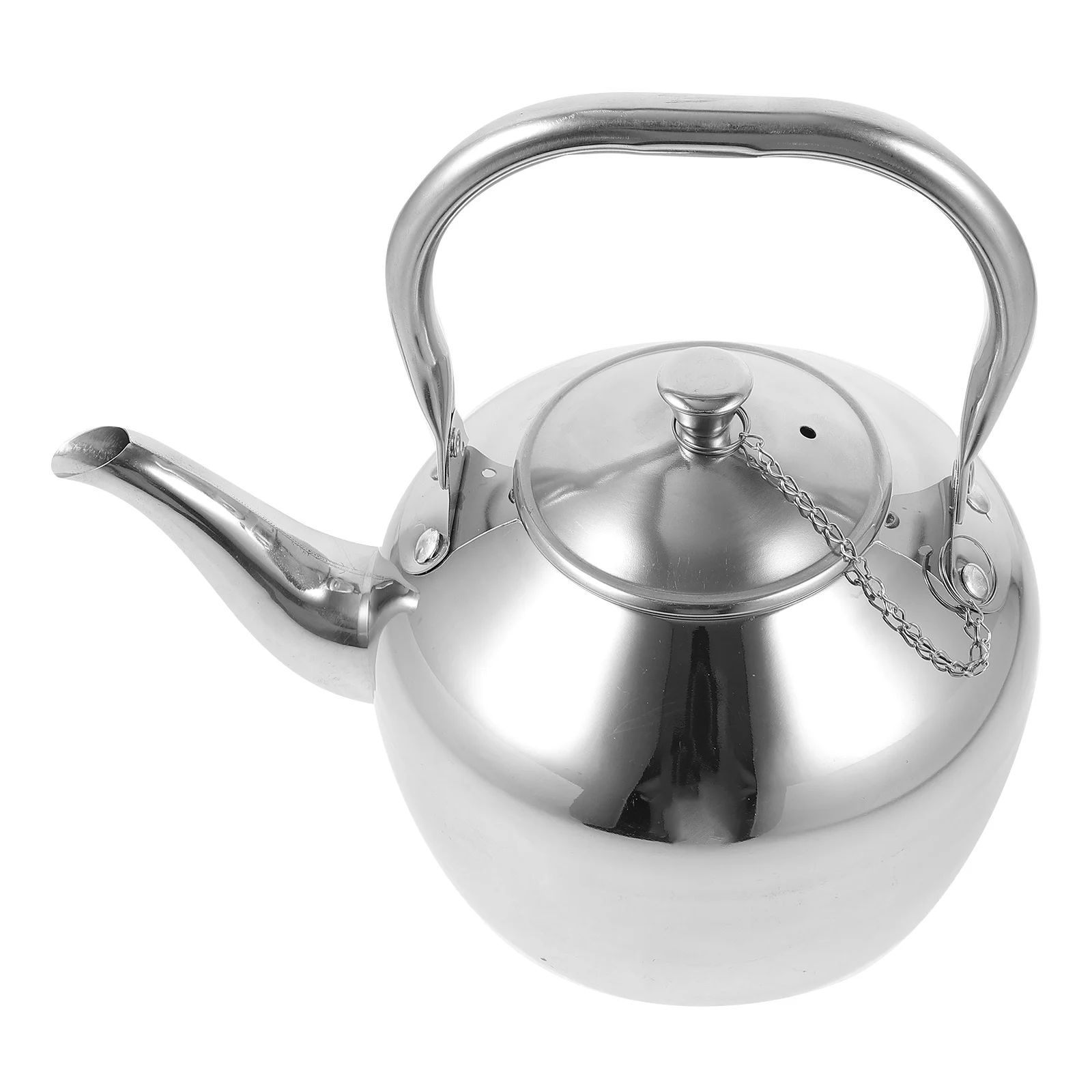 Stainless Steel Teapot With Handle Home Office Desktop Water Kettle Portable Reliable Small Light Weight Modern Metal Tea Pot
Stainless Steel Teapot With Handle Home Office Desktop Water Kettle Portable Reliable Small Light Weight Modern Metal Tea Pot