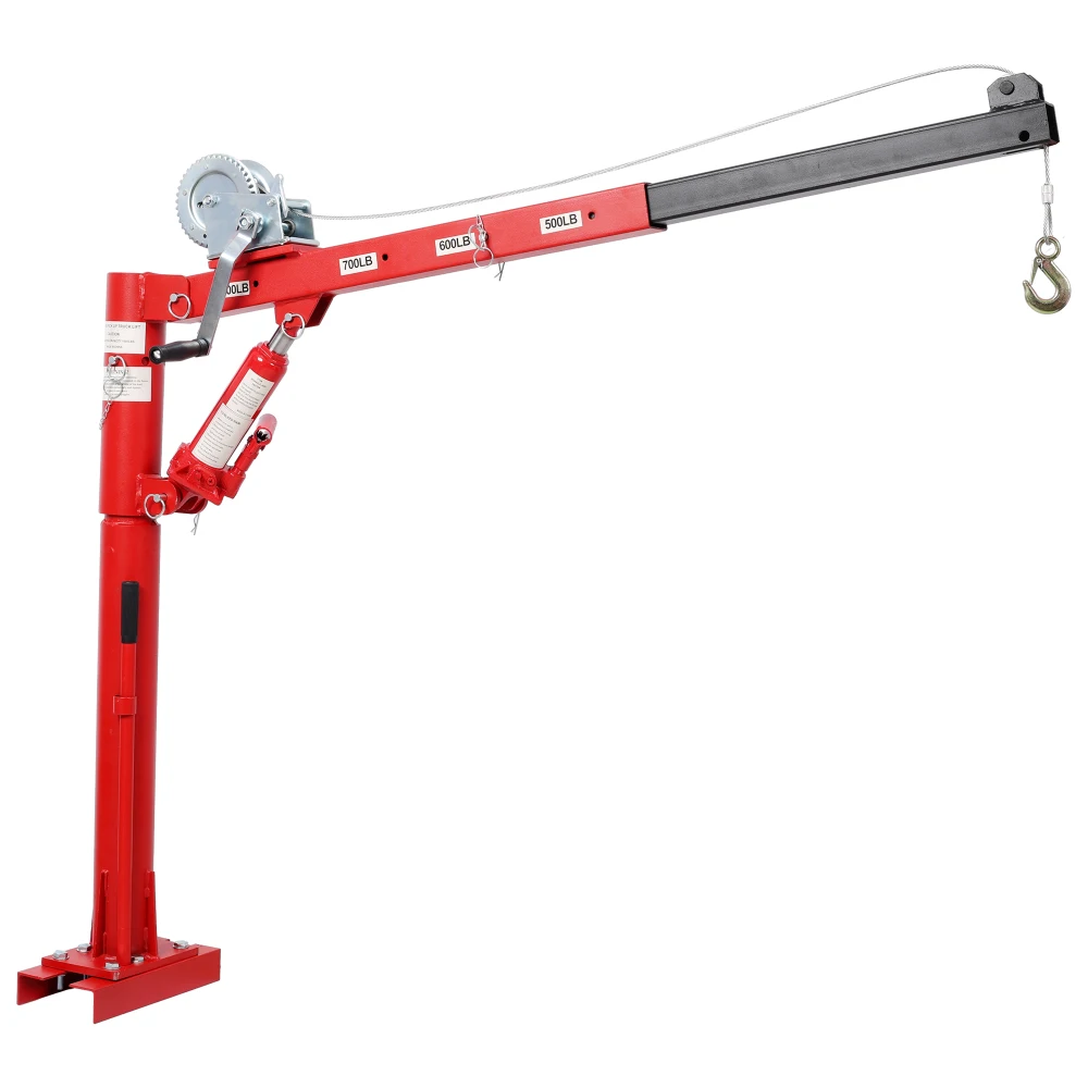 1000 Lbs Pickup Truck Crane With Manual Winch, Four Capacity for 500 lbs/600 lbs/700 lbs/1000 lbs, Heavy Duty Lifting
1000 Lbs Pickup Truck Crane With Manual Winch, Four Capacity for 500 lbs/600 lbs/700 lbs/1000 lbs, Heavy Duty Lifting