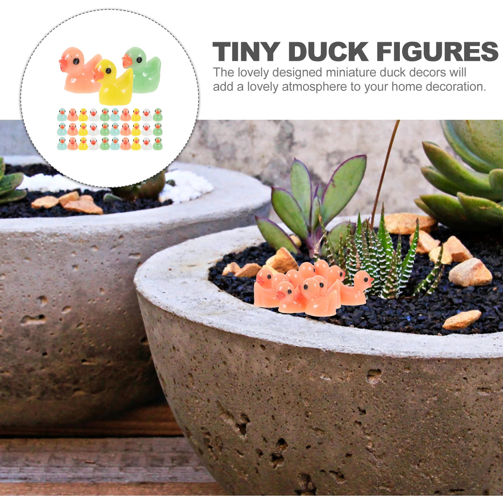 50pcs Mini Duck Figurines Resin Statue for Tabletop Succulents Micro Landscape Mini Garden Craft Tiny Animals Home Gifts
50pcs Mini Duck Figurines Resin Statue for Tabletop Succulents Micro Landscape Mini Garden Craft Tiny Animals Home Gifts