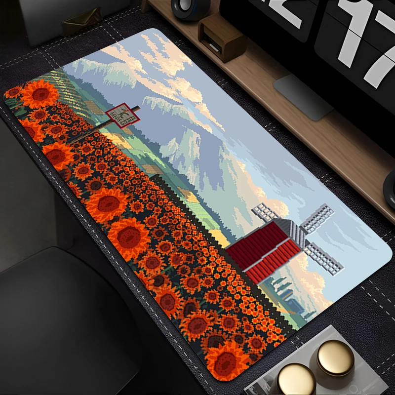 Mouse Pad PC Accessories Keyboard Pad Office Desk Mat Anti Slip Pixel Art Landscape Mousepad Natural Rubber Gaming Extended Pad
Mouse Pad PC Accessories Keyboard Pad Office Desk Mat Anti Slip Pixel Art Landscape Mousepad Natural Rubber Gaming Extended Pad