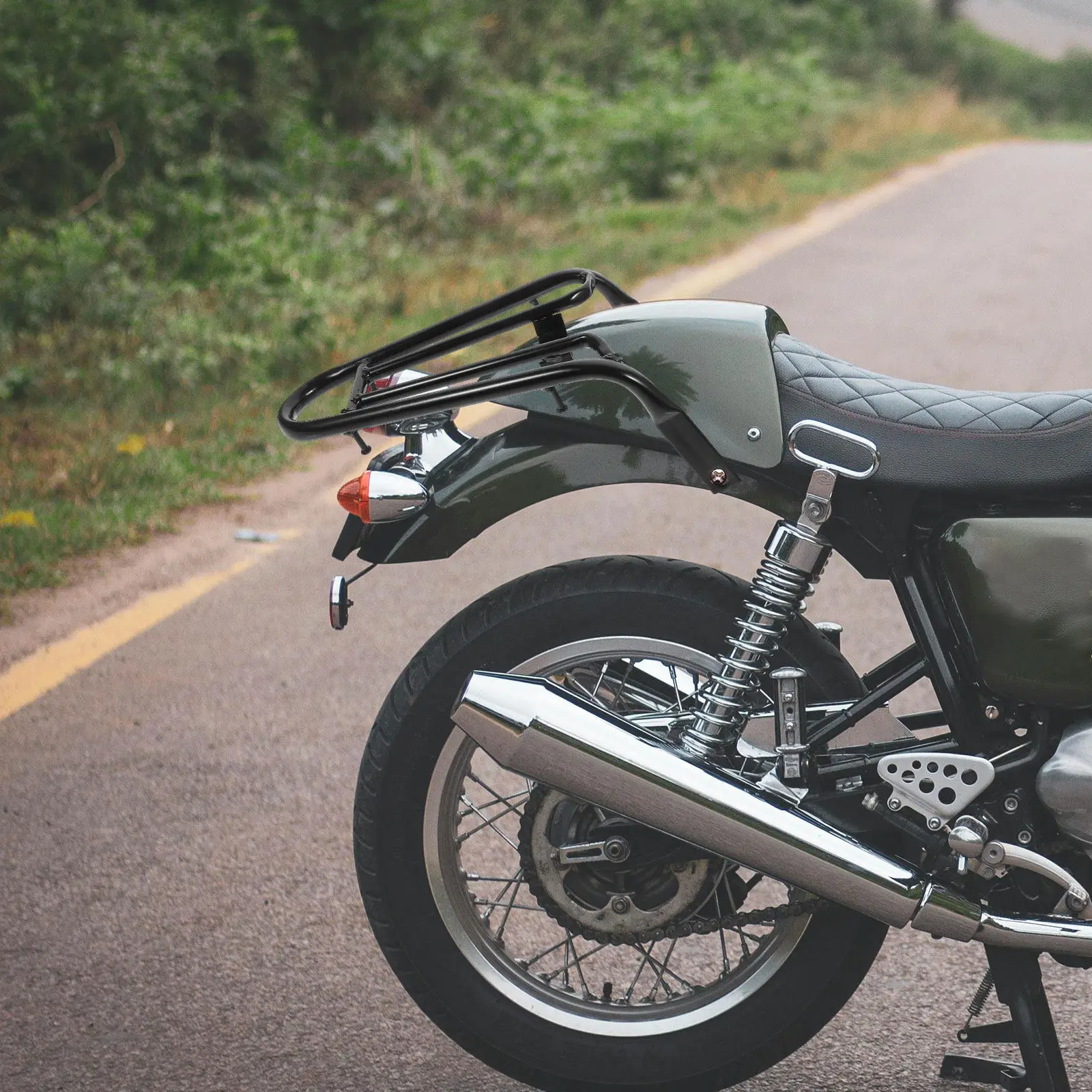 Motorcycle Luggage Rack Rear Heavy Duty Metal Shelf for Secure Cargo Transport Compatible with Most Models Stylish Reliable
Motorcycle Luggage Rack Rear Heavy Duty Metal Shelf for Secure Cargo Transport Compatible with Most Models Stylish Reliable